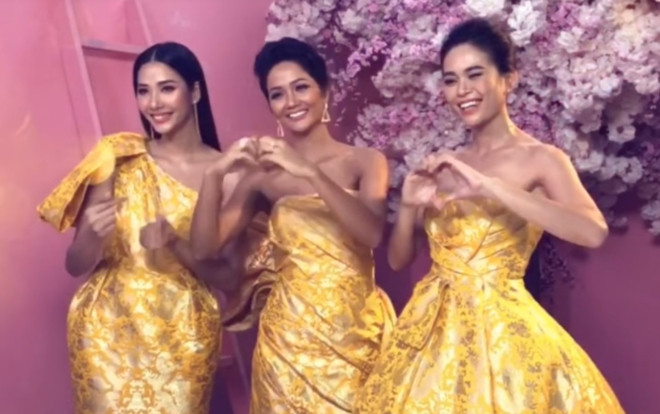 'Thật là vàng tươi' cùng Hoàng Thuỳ - H'Hen Niê - Mâu Thuỷ chuẩn bị cho bộ hình đón Tết Ảnh 2