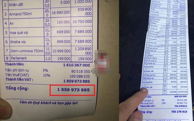 Xôn xao hóa đơn đi bar 2 tỉ khiến dân mạng thảng thốt: 'Uống vài hớp rượu đi luôn căn nhà là có thật!' Ảnh 2