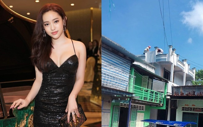 'Hot girl thị phi' Thúy Vi bất ngờ xây lại căn nhà cấp 4 lụp xụp cho bố mẹ ở quê để tránh… miệng đời Ảnh 2