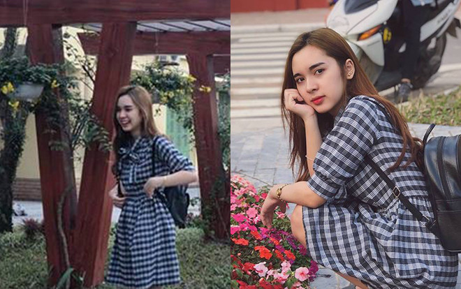 Sang trường bạn dạo chơi, nam sinh lỡ 'uống nhầm một ánh mắt' của hotgirl ĐH Thương Mại Ảnh 2