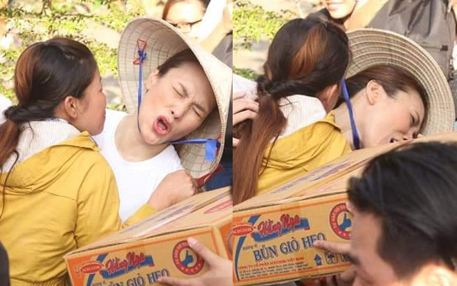 '50 sắc thái' biểu cảm khó đỡ của chị Trợ lý Mỹ Tâm khi bị fan 'cưỡng hôn' ngoài đời thực Ảnh 2