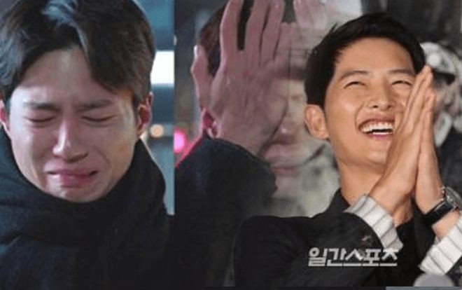 Ảnh chế Song Joong Ki khi thấy vợ yêu chia tay Park Bo Gum gây bão - Cha Eun woo (ASTRO) không biết mình đẹp trai Ảnh 2