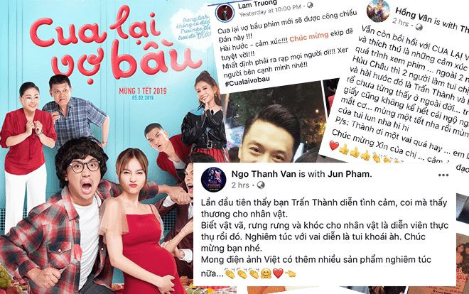 'Cua lại vợ bầu' nhận 'cơn mưa' lời khen từ các nghệ sĩ Việt hậu họp báo ra mắt Ảnh 2