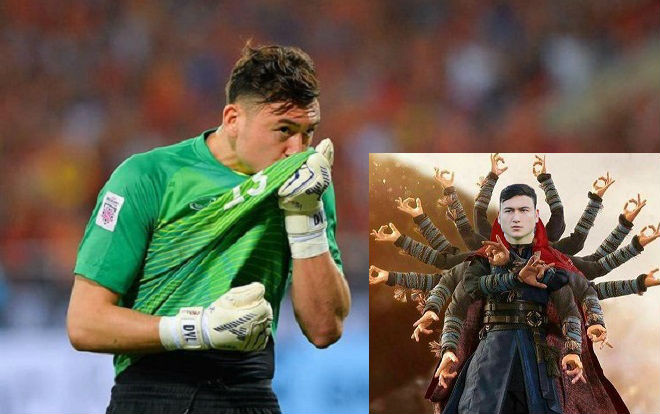 Liên tục cứu thua cho tuyển Việt Nam, Đặng Văn Lâm lại trở thành tâm điểm của sự khen ngợi và những bức ảnh chế độc lạ Ảnh 2