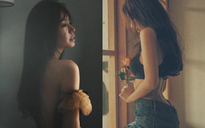 Bất ngờ với loạt ảnh nóng rẫy tay của hot girl Mẫn Tiên: Du học rồi vẫn miệt mài làm mẫu nội y Ảnh 2