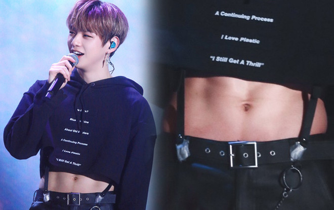 Kai không hề cô đơn, đã có Kang Daniel dám mặc croptop khoe cơ bụng cùng anh chàng Ảnh 2