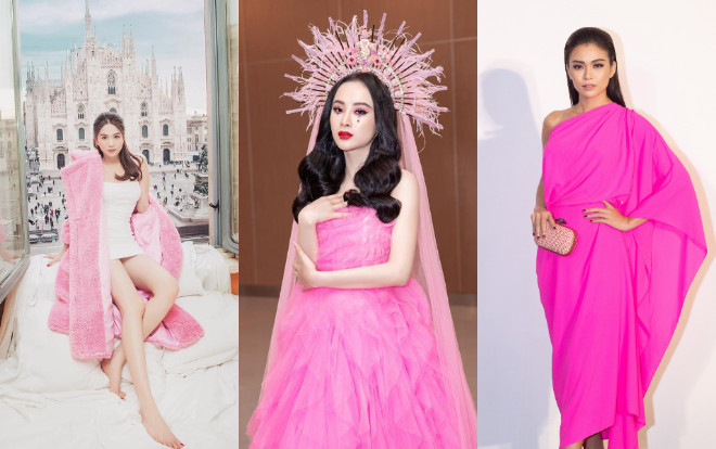Bắt kịp xu hướng, Ngọc Trinh - Đặng Thu Thảo - Angela Phương Trinh và dàn mỹ nhân Việt đã phủ sắc hồng khắp mọi mặt trận Ảnh 2