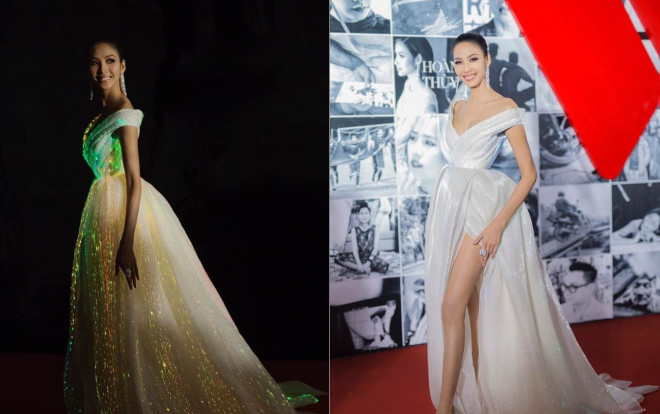 Trước Miss Universe 2019, cùng nhìn lại loạt váy áo nữ tính hết mức của Hoàng Thùy Ảnh 2