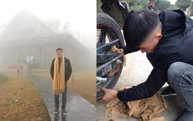 Chàng trai gặp rắc rối sau khi chiếc khăn quàng cổ đẹp chuẩn Hàn Quốc bị mắc kẹt vào bánh xe máy: Bài học lớn khi tham gia giao thông Ảnh 2