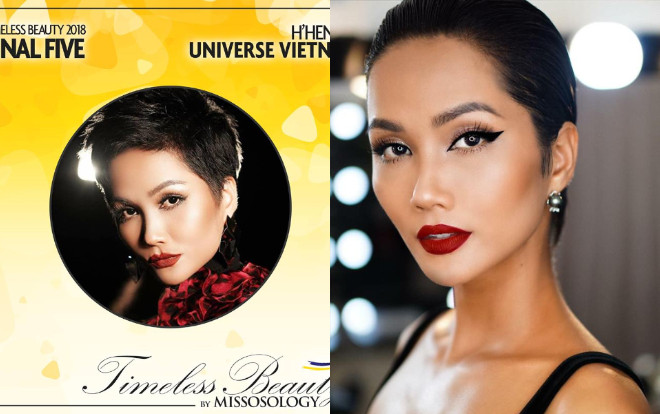 H'Hen Niê chễm chệ lọt top 5 Timeless Beauty 2018, quả không phải dạng vừa Ảnh 2
