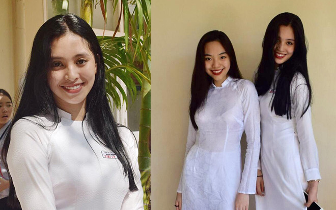 Mặc ai váy vóc kiêu sa, hoa hậu Tiểu Vy cứ diện đồng phục là đã đủ xinh đẹp Ảnh 2