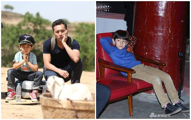 Cậu bé Nặc Nhất càng lớn càng đẹp trai, dự đoán sẽ soán ngôi nam thần của bố Lưu Diệp Ảnh 2