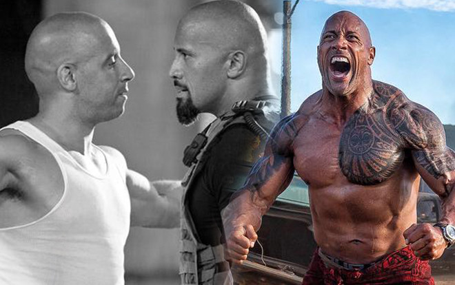 The Rock sẽ không tham gia 'Fast 9' vì kẹt lịch 'Hobbs & Shaw', nhưng lý do chính là vì bất hòa với Vin Diesel? Ảnh 2