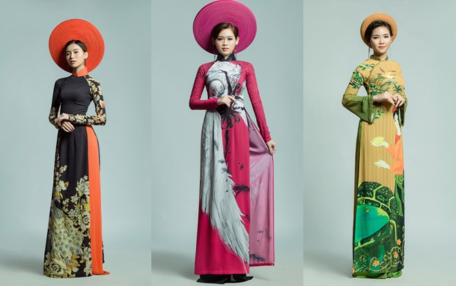 Chùm ảnh Top 18 Miss UEF khoe dáng trong tà áo dài thướt tha trong BST áo dài của NTK Việt Hùng Ảnh 2