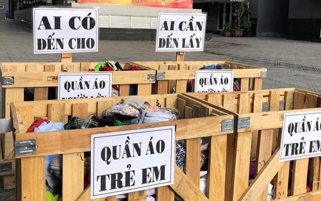 Hành động đẹp dịp cuối năm: Tủ đồ 'Ai có đến cho, ai cần đến lấy' cho người nghèo đón Tết ở Sài Gòn Ảnh 2