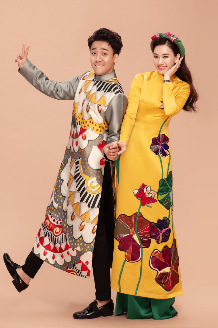 Ai diện áo dài như Hari Won: nhắng nhít hết cỡ, quậy tưng bừng cùng Trấn Thành