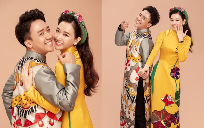 Ai diện áo dài như Hari Won: nhắng nhít hết cỡ, quậy tưng bừng cùng Trấn Thành Ảnh 2