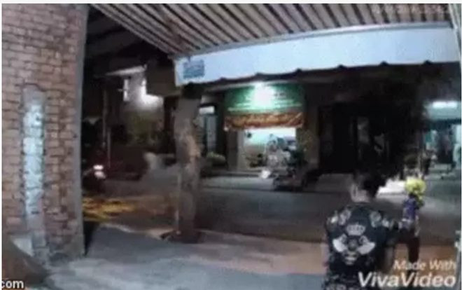 Gia chủ ngơ ngác vì đang cúng Giao thừa thì bị cướp giật gà trên mâm Ảnh 2