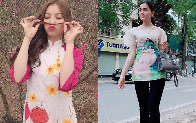 Nhật Lê, Quỳnh Anh và hội 'chân dài' của ĐT Việt Nam hóa 'thiên thần' với áo dài, bà ba đón Tết Ảnh 2