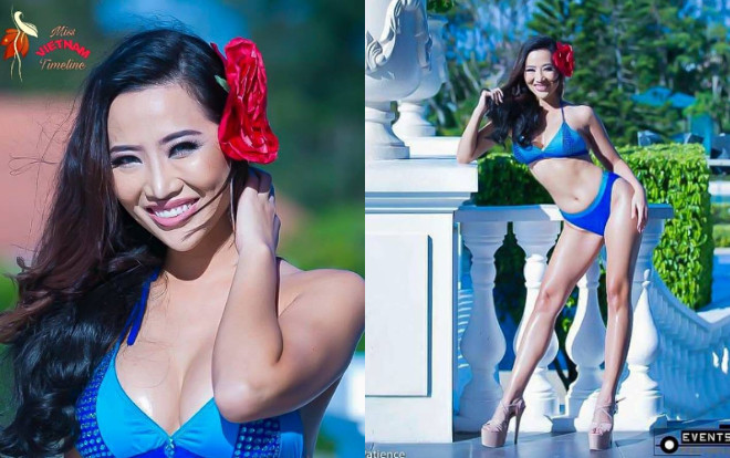 Diện áo tắm đại diện Việt tại Miss Global 2019 pose dáng nóng bỏng Ảnh 2