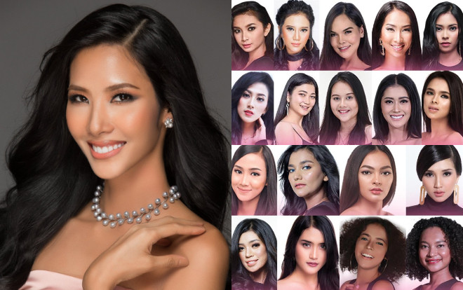 Nhan sắc nhạt nhòa của dàn ứng viên Hoa hậu Hoàn vũ Indonesia 2019 Ảnh 2