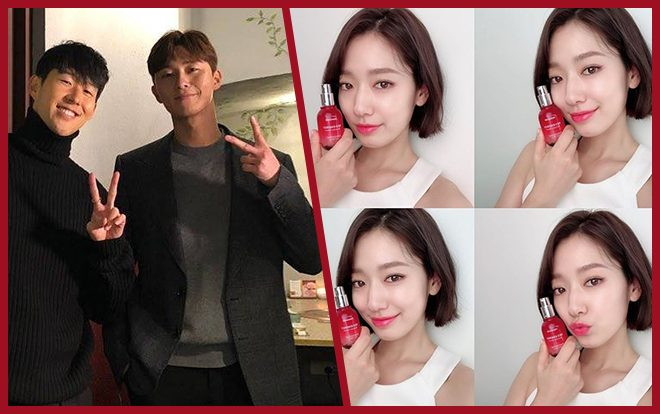 Park Shin Hye sau 8 năm mới để tóc ngắn, Park Seo Joon kết hợp với ngôi sao bóng đá Son Heung Min Ảnh 2