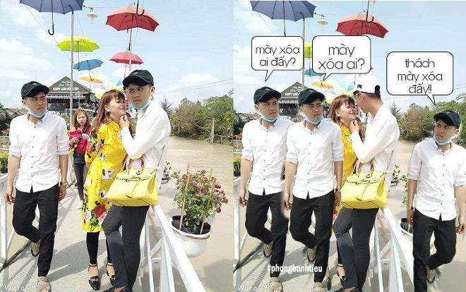 Lên mạng nhờ các 'thánh photoshop' chỉnh sửa hình ảnh, đôi nam nữ 'cười ra nước mắt' với sản phẩm nhận được Ảnh 2
