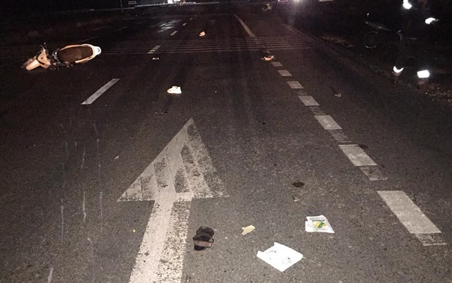 Va chạm với ô tô, 3 thanh niên đi trên xe máy tử vong Ảnh 2