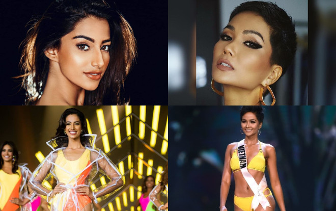 Cân đo sắc vóc Hoa hậu đẹp nhất thế giới H'Hen Niê và hoa hậu của các Hoa hậu Meenakshi Chaudhary Ảnh 2