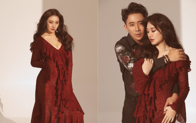 Valentine, Hari Won khoe vòng 1 trễ nải quyến rũ Trấn Thành Ảnh 2