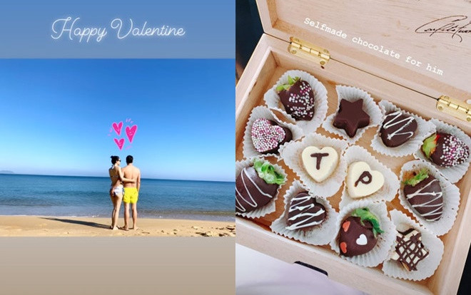 Á hậu Thanh Tú đón Valentine đặc biệt cùng ông xã ở một nơi xa Ảnh 2