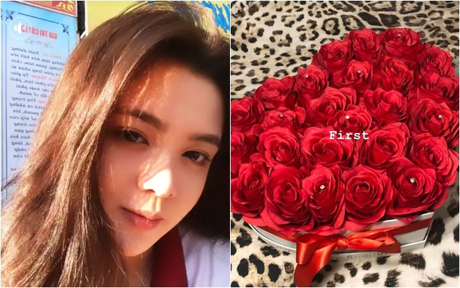 Valentine của các hot boy, hot girl Việt: Primmy Trương nhận hoa hồng từ người bí mật, Kiên Hoàng tự làm bánh tặng bà xã Ảnh 2