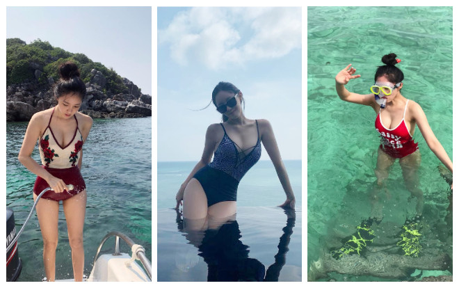 Hyomin (T-ara) siêng năng diện đồ bơi khoe body nóng bỏng và vòng một 'căng tràn' Ảnh 2