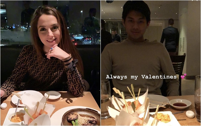 Em chồng Hà Tăng và bạn gái bất ngờ tung ảnh Valentine lãng mạn lên Instagram, đập tan tin đồn chia tay Ảnh 2