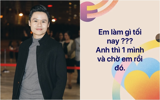 Đêm Valentine, Phan Thành tâm trạng và đầy ẩn ý: ‘Em làm gì tối nay? Anh thì một mình và chờ em rồi đó’ Ảnh 2