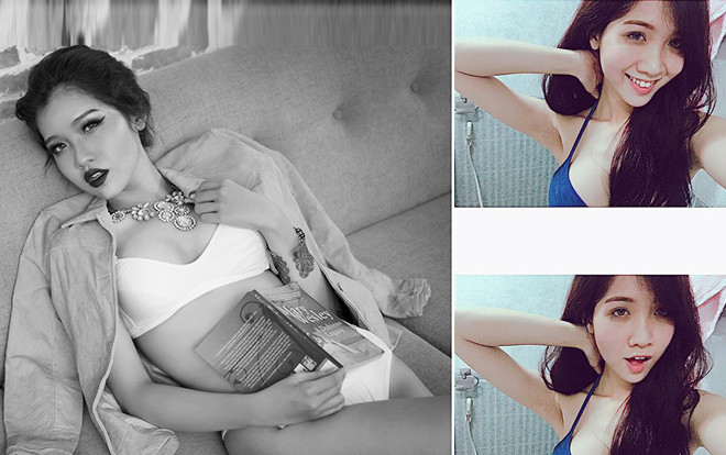 Không ngờ Đỗ Nhật Hà mặc áo tắm lại đẹp hơn cả 'gái xịn' như thế này! Ảnh 2