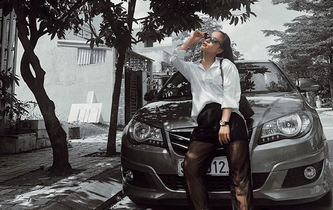 Tạo dáng như thiên thần, bạn gái Quang Hải có thể làm ca sĩ kiêm người mẫu Ảnh 2