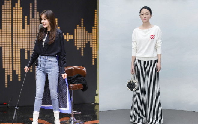 Châu Tấn - Địch Lệ Nhiệt Ba khoác trên mình đồ hiệu 'ăn đứt' cả người mẫu gốc Ảnh 2