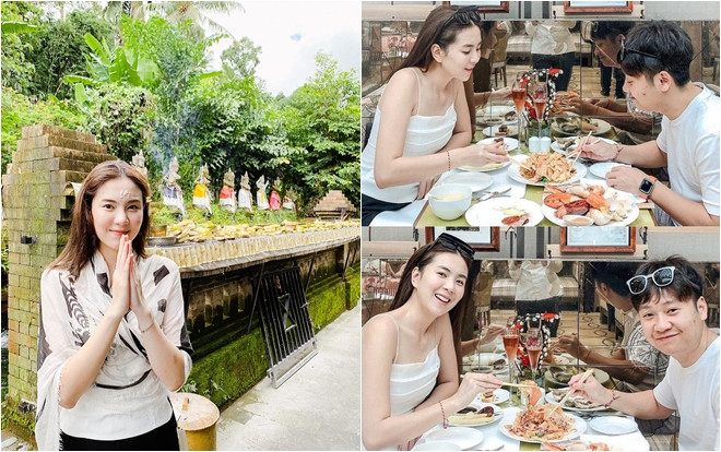 2 năm sau kết hôn, 'hot girl thời tiết' ngày càng đẹp xuất sắc, ông xã 'phát tướng và xuề xòa hơn' Ảnh 2