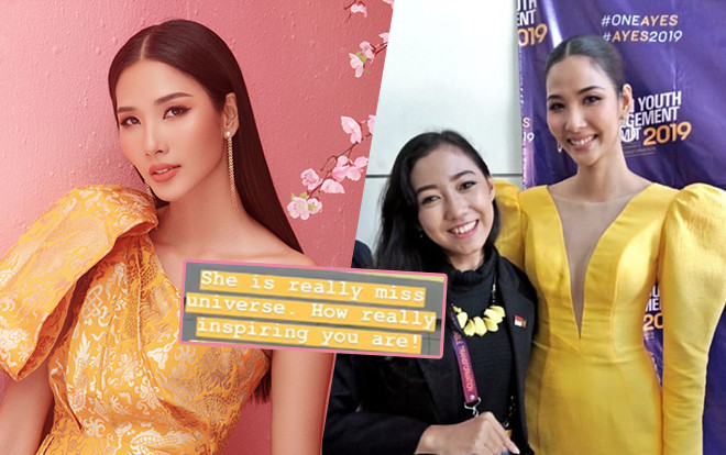 Với câu nói này, Hoàng Thùy khiến fan quốc tế 'phát sốt': 'Bạn thật sự là Miss Universe!' Ảnh 2