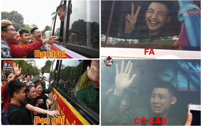 Những câu chuyện ngày nhập ngũ: Người khóc nức nở, người cười tươi rói, người xúc động vì ăn bữa cơm cuối với bà Ảnh 2