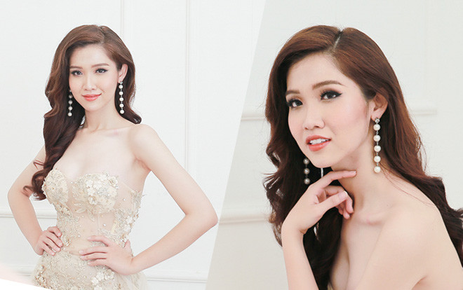 ĐỘC QUYỀN: Nhật Hà diện trang phục dạ hội, đẹp chuẩn hoa hậu trước ngày thi Miss Int' Queen 2019 Ảnh 2