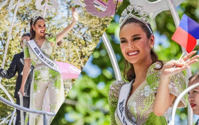 Dưới nắng gay gắt, hơn 5 triệu người Philippines xuống đường chỉ để vẫy chào Catriona gây tắc nghẽn giao thông! Ảnh 2