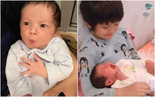 1001 biểu cảm cực 'ngông' của cậu bé Tết vừa chào đời nhà nghệ sĩ Thanh Thúy - Đức Thịnh Ảnh 2