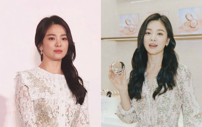 Giữa tâm bão li hôn, Song Hye Kyo vẫn xinh như mộng khi nối tóc dài, điệu đà mặc váy ren Ảnh 2
