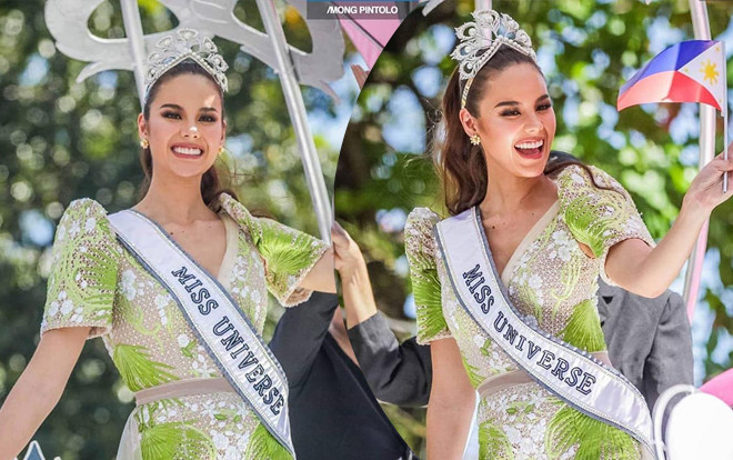 Bí ẩn đằng sau 'chiếc váy hoa' được cho là 'dìm hàng' của Miss Universe - Catriona Gray được giải mã Ảnh 2