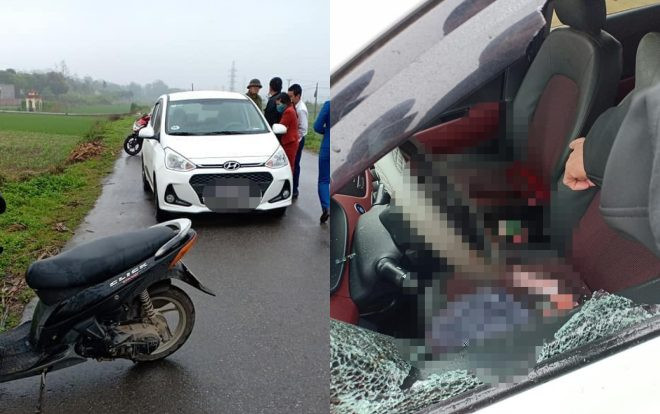 Nghi mâu thuẫn tình cảm, đối tượng chặn xe ô tô đâm chết nữ lái xe rồi uống thuốc trừ sâu tự tử Ảnh 2