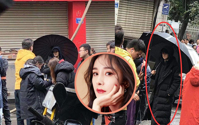 Dương Mịch lộ dáng vẻ gầy gò, mặt hốc hác tại phim trường 'Ám sát tiểu thuyết gia' Ảnh 2