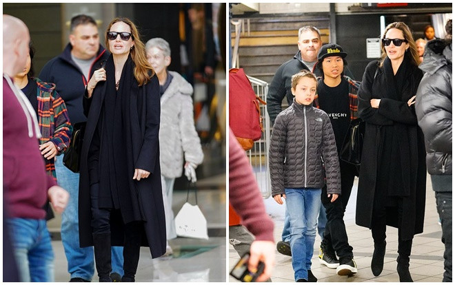 Pax Thiên cùng mẹ Angelina Jolie xinh đẹp xuống phố mua sắm giữa tâm bão tin đồn Ảnh 2
