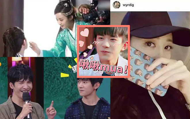 Đâu chỉ Viên Vịnh Nghi, những sao Hoa Ngữ khác cũng yêu thích và quý mến Dịch Dương Thiên Tỉ đây này! Ảnh 2